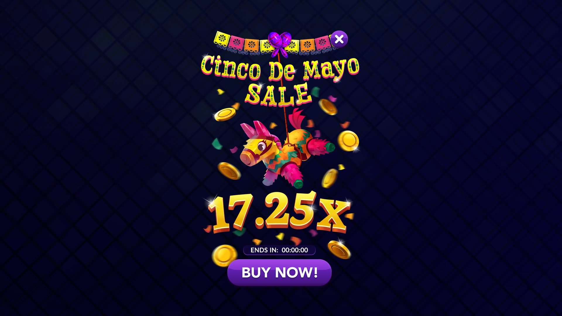 Cinco de Mayo — in-app popup